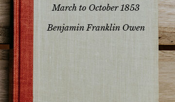 Diary of Benjamin Franklin Owen